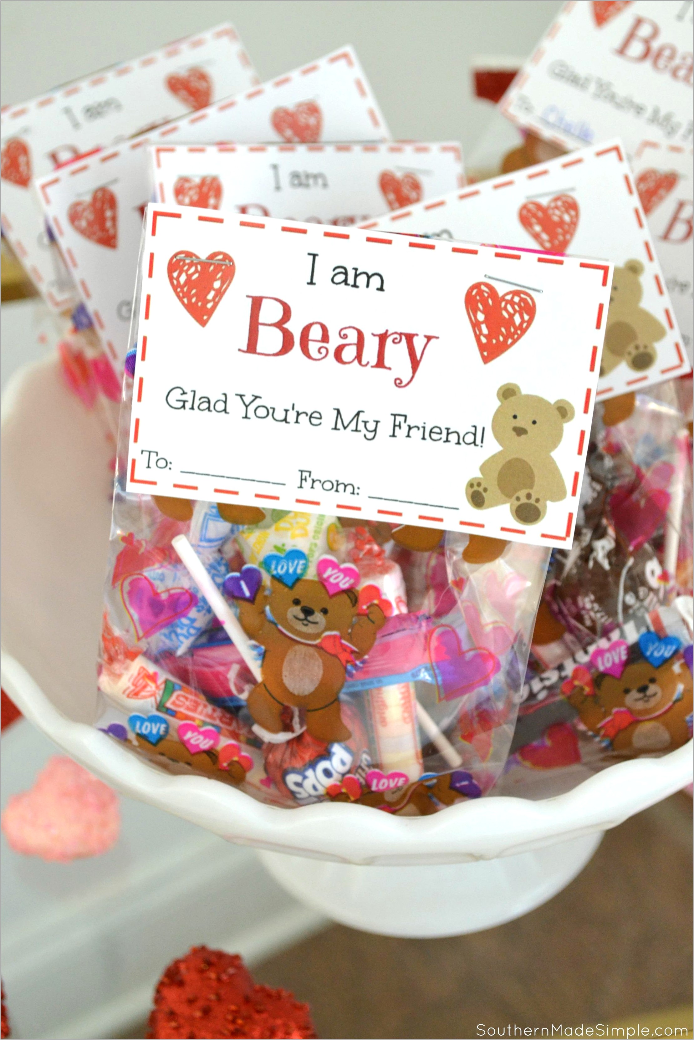 You're A Beary Good Friend Free Template