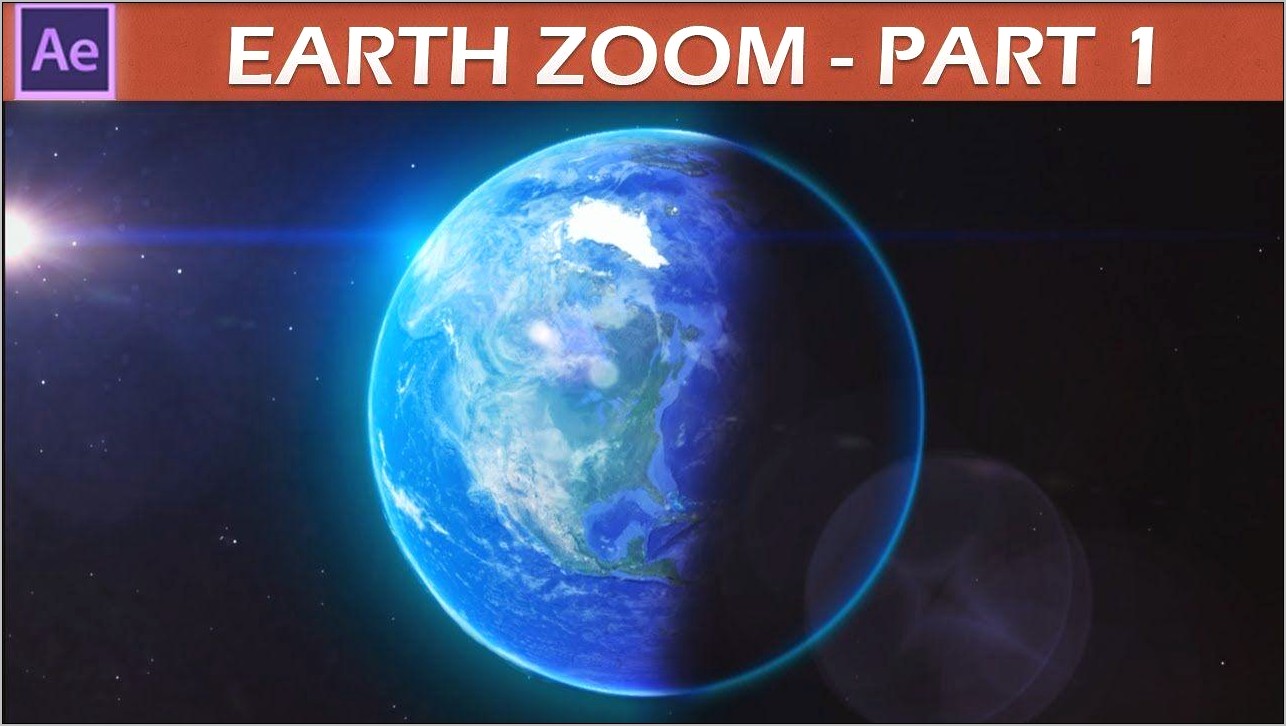 Zoom On Earth Suite After Effects Template Free